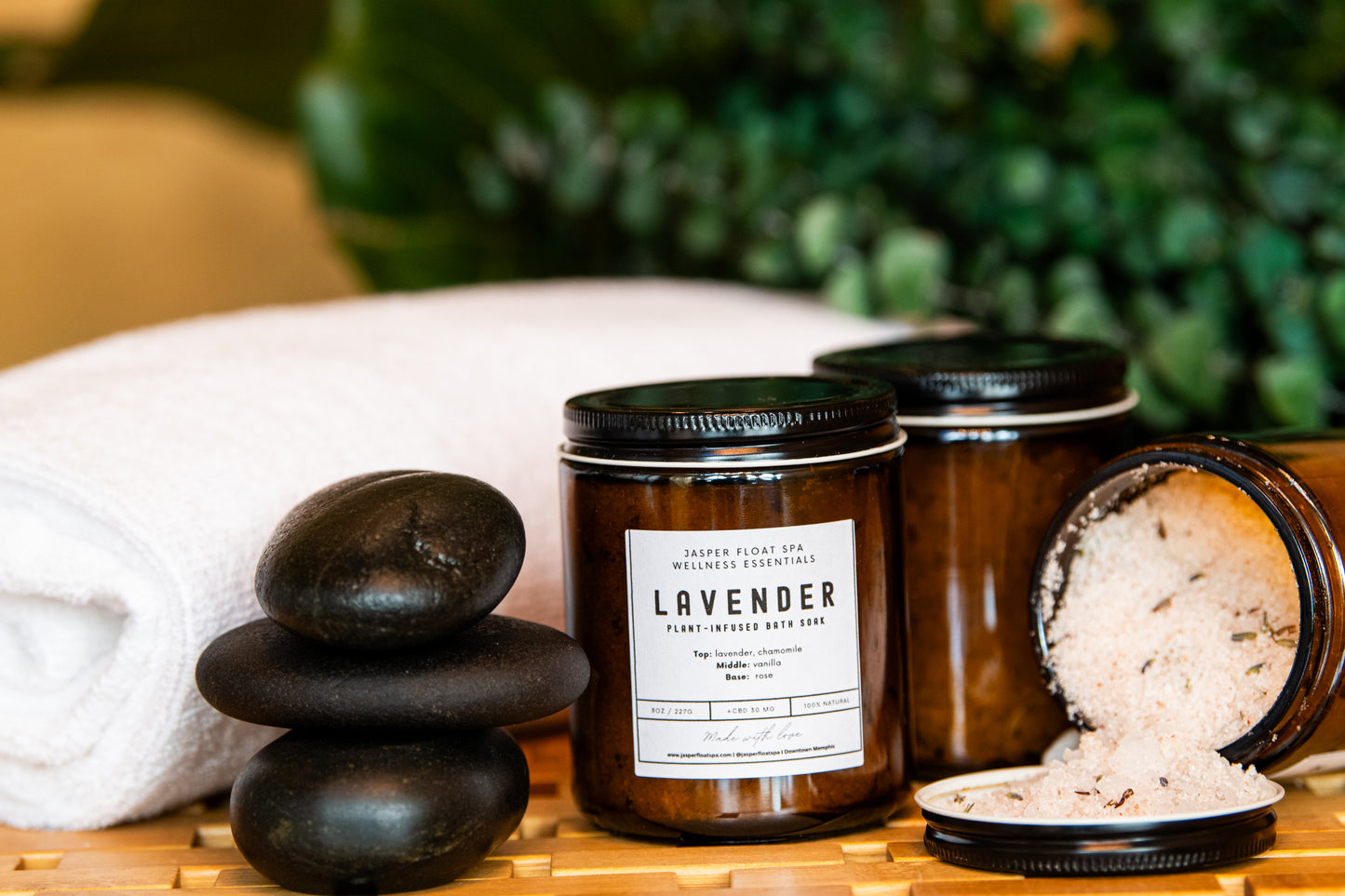 Sea Salt Scrub & Bath Soak (8oz Glass Jar)